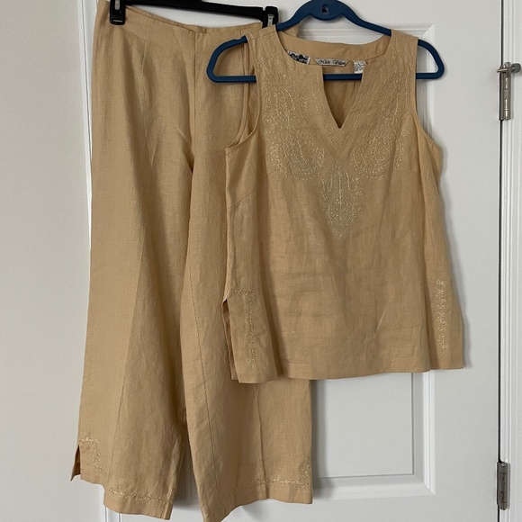 Nikki Valenti, Gold, Size 8, Two-Piece Outfit - Picture 1 of 10